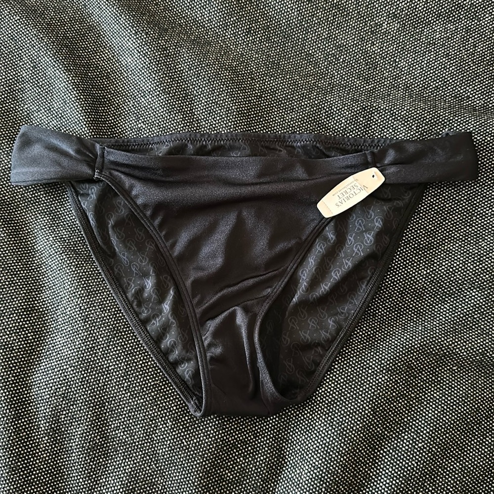 NWT Victorias Secret black swimsuit bottoms size Large